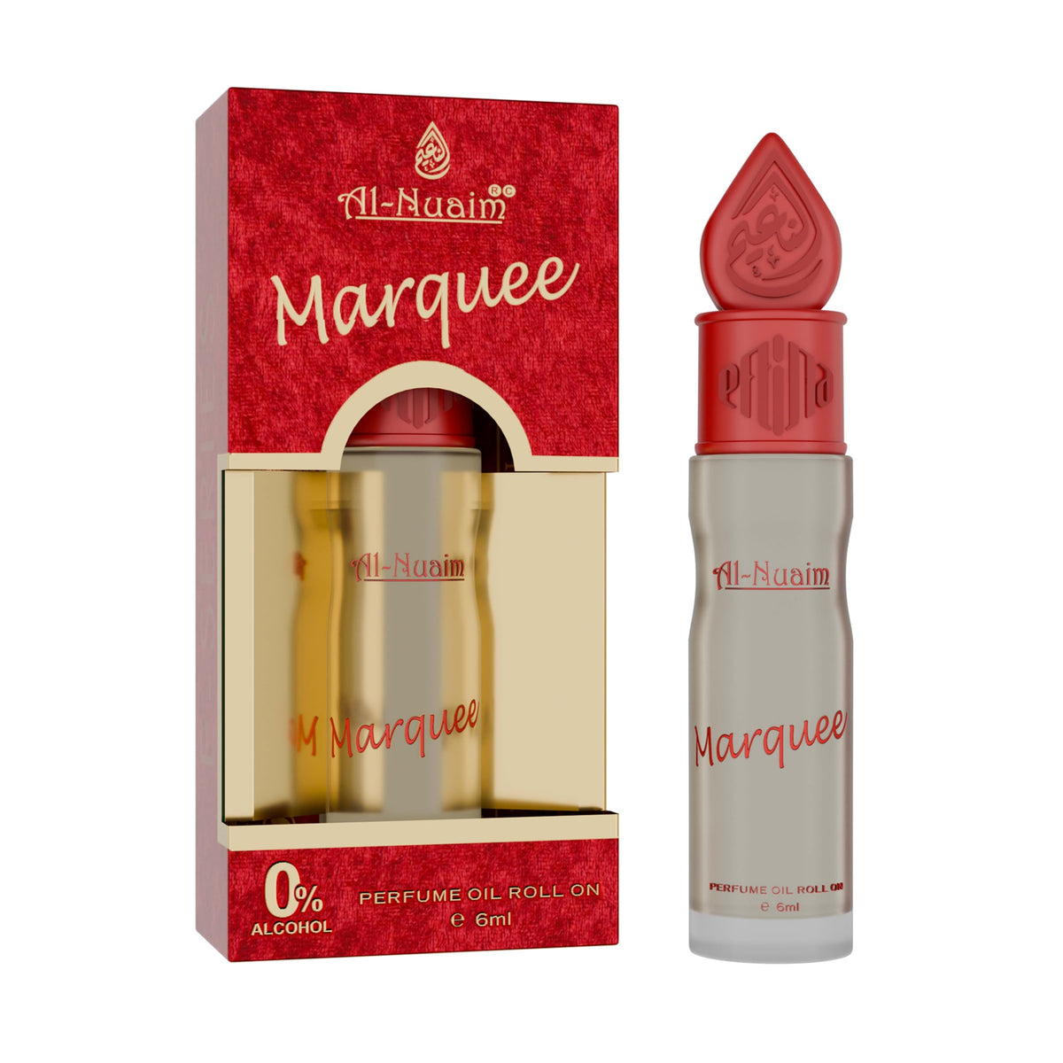 Al-Nuaim® E-Series Attar Roll On - 6ML | Unisex Attar | Exquisite Alcohol-Free Aromatic Fragrance Oil for Lasting Elegance and Charm (Marquee, Pack of 1)