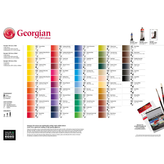 Daler-Rowney Georgian Oil Colour Metal Tube (225Ml- Yellow Ochre-663)