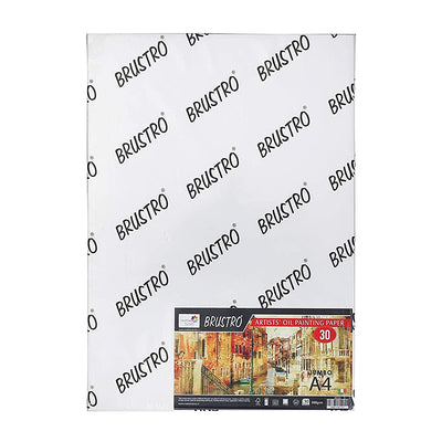 Brustro Artists' Oil paper 300 gsm Jumbo - A4 (30 Sheets)