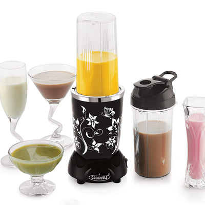 Cookwell Nutri Blender (5 Jar 3 Blade, Black)
