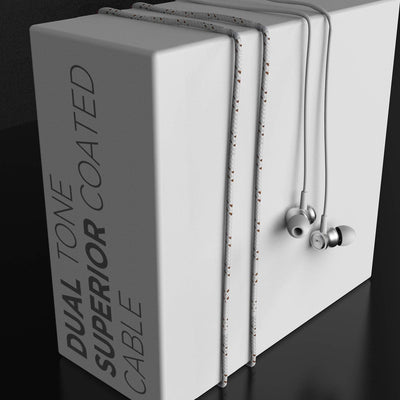 boAt BassHeads 152 in Ear Wired Earphones with Mic(White Pearl)