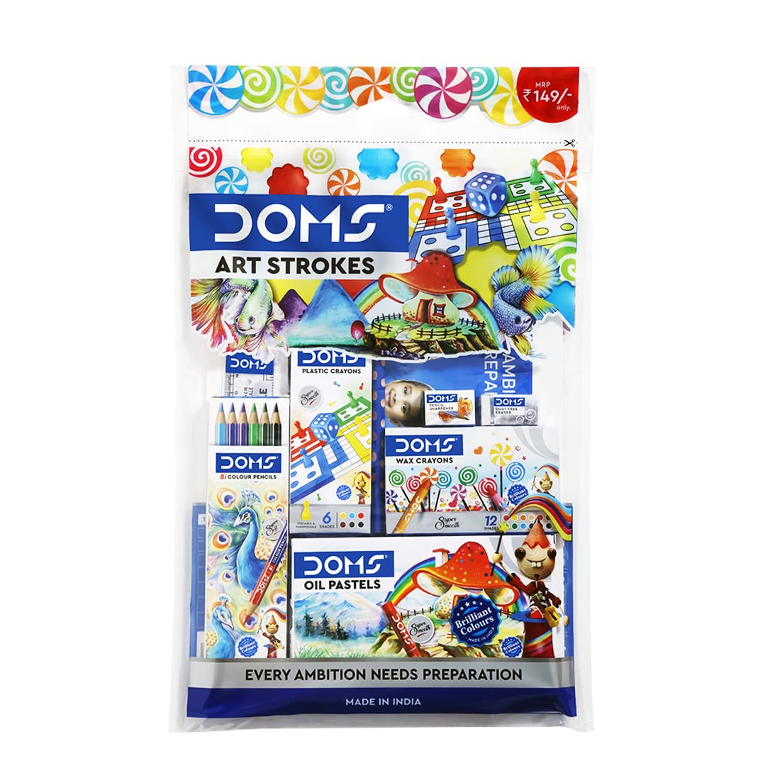 Win Zest Ball Pen - 5Pcs Pouch