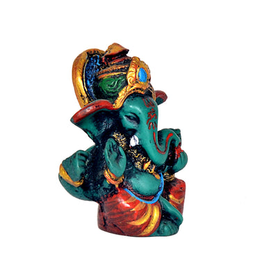 AONA Resin Lord Ganesha Ganpati Statue Idol Murti, Height : 6 cm