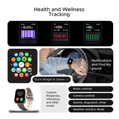 boAt Ultima Call Max Smart Watch with 2" Big HD Display, Advanced BT Calling, 100+ Sports Modes, 10 Days Battery Life, Multiple Watch Faces, IP68, HR & SpO2, Sedentary Alerts(Cherry Blossom)