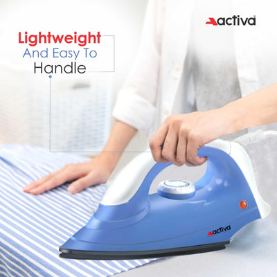 Activa Pluto 3 Jar 500 Watt Mixer Grinder With Coral 750 Watt Dry Iron come with 2 year warranty