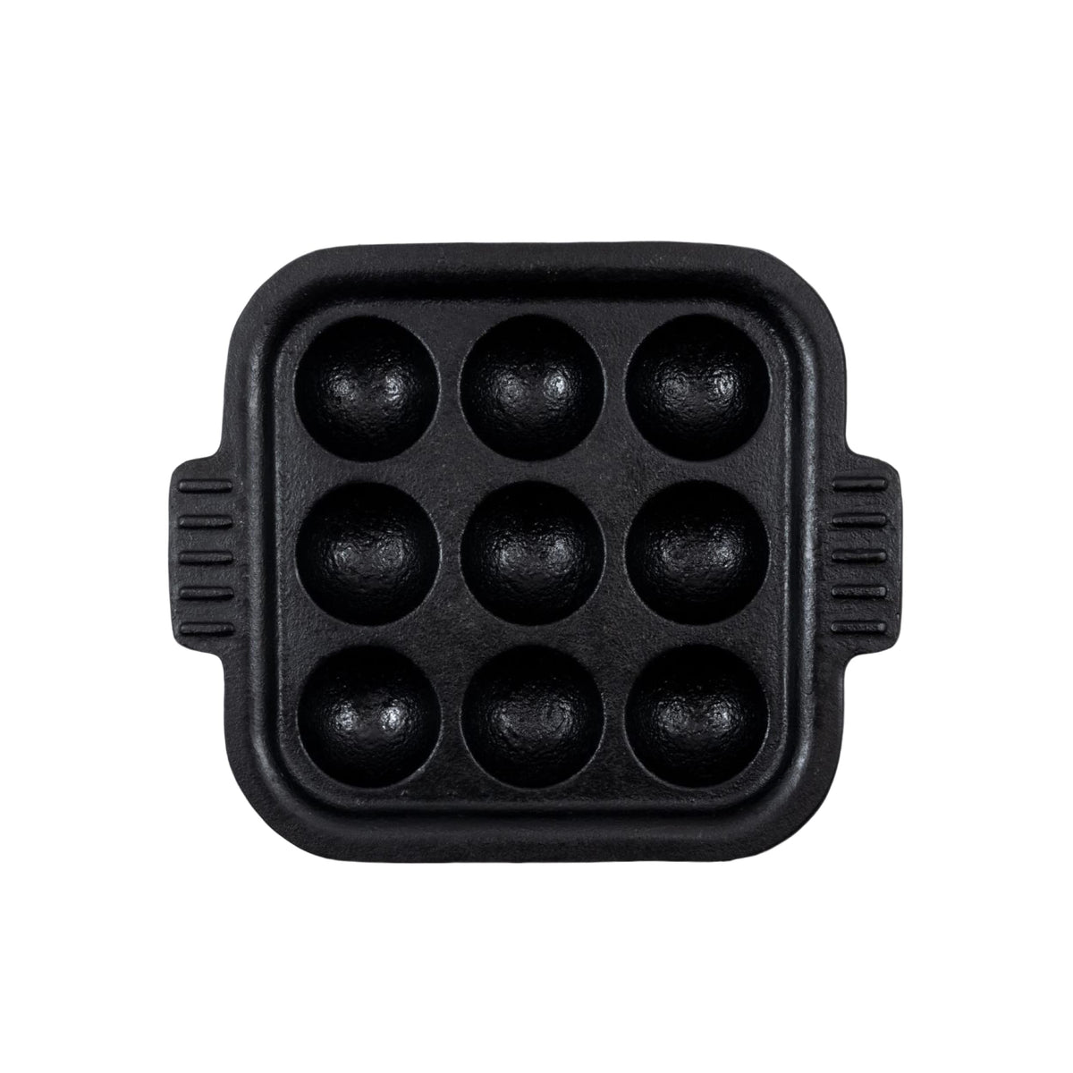 Bhagya Cast Iron Cookware Bhagya Cast Iron Paniyaram Pan/Unniyappam Chatty/Paddu Maker/Appam Pan Pre-Seasoned | Naturally Non-Sticky Cookware | Non Toxic - 9 Holes, Large