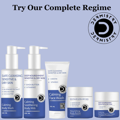 Dermistry Moisturizing Body Butter for Dry & Very Dry Sensitive Skin, Mango Shea Kokum Butter & Coffee, Body Cream Lotion For Winter Men Women, Non Sticky for All Skin - All Seasons