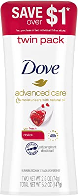 Dove Advanced Care Antiperspirant Deodorant, Revive, 2.6 Ounce