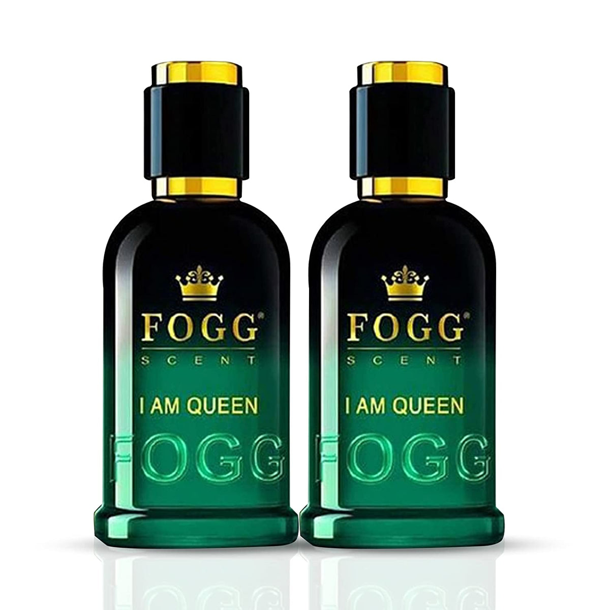 2x Fogg I Am Queen Scent, Eau De Parfum Perfume, Long-Lasting Fresh & Floral Fragrance For Women, 100ml Each (Pack Of 2)