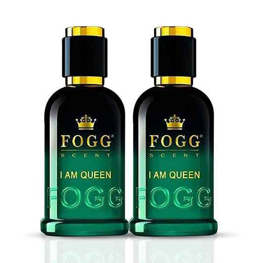 2x Fogg I Am Queen Scent, Eau De Parfum Perfume, Long-Lasting Fresh & Floral Fragrance For Women, 100ml Each (Pack Of 2)