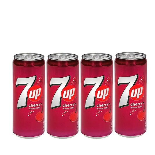 7UP Cherry - Pack of 4-330ml x 4