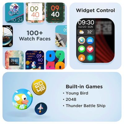 boAt Wave Edge Smart Watch with 1.85" HD Display, Advanced Bluetooth Calling Chip, Functional Crown, 100+ Sports Modes,Widget Control,AI Voice Assistance,Inbuilt Games, IP68(Sage Green)
