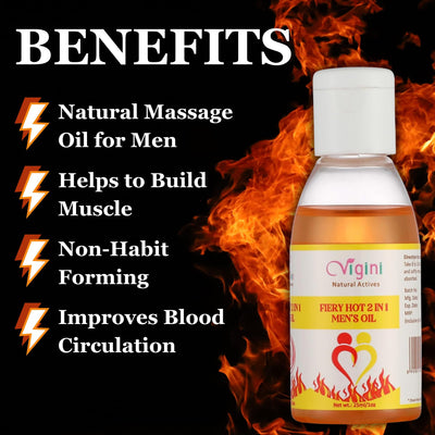 Vigini Massage Oil For Men,100% Natural&Effective Oil For Men,(25Ml)