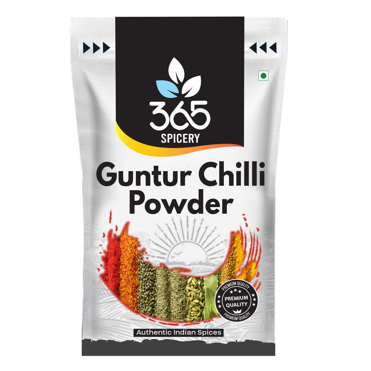 365 SPICERY Guntur Chilli Powder | Fiery Chilli Powder | Finest Guntur Chillies | Suitable for Indian and Other Cuisines - 1 kg