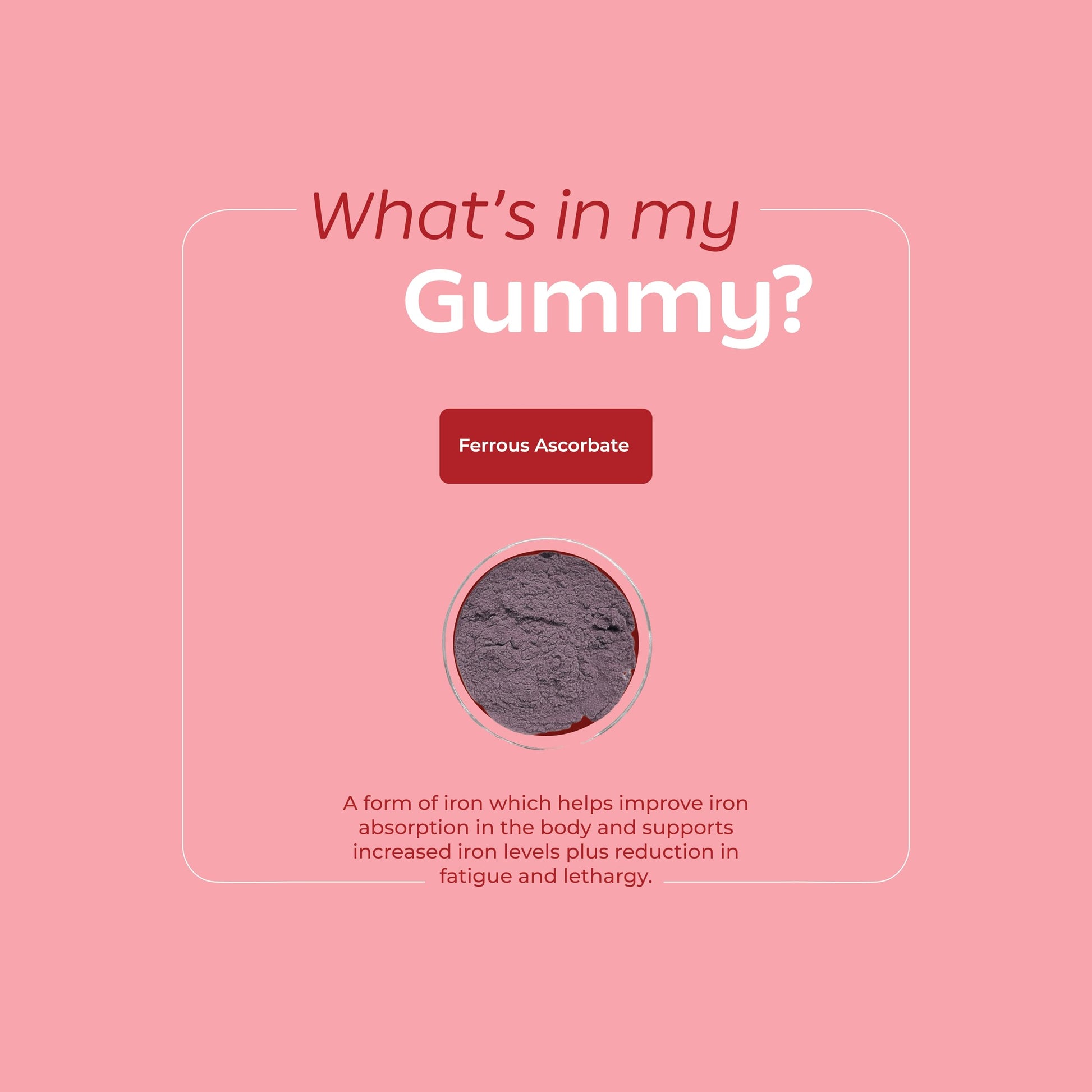 Arth Fatigue Support Iron Gummies