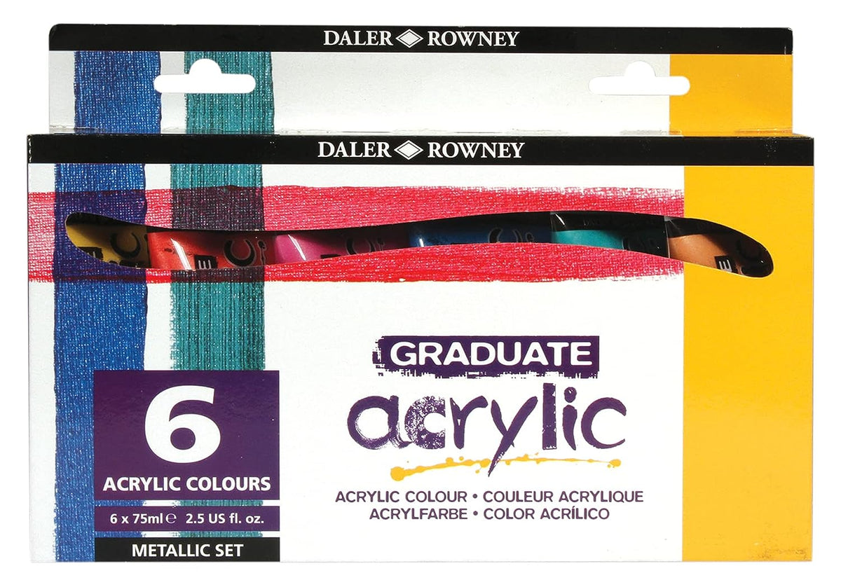 Daler Rowney Graduate Acrylic Colour Paint Tube Set