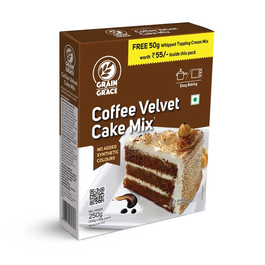 Grain n Grace Coffee Velvet Cake Mix (250g)