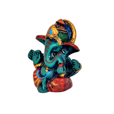 AONA Resin Lord Ganesha Ganpati Statue Idol Murti, Height : 6 cm