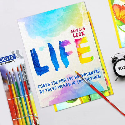 Doms Colourmate Synthetic Paint Brush Set