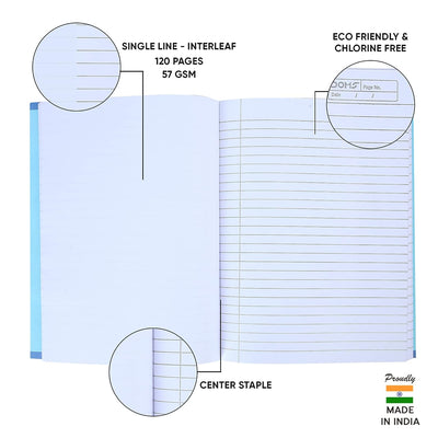 Doms Theme Party Series Notebook -  Single Line Interleaf