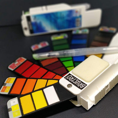 Brustro Artists ’ Watercolour Pan (Set of 42 Colours)