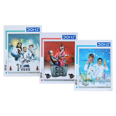Doms Theme Party Series Notebook - 3 In 1