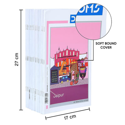 Doms My Beautiful Cities Series Notebook - Single Line
