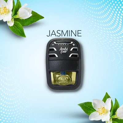 Ambi Pur Exotic Aerosol Jasmine Car Air Freshener Starter Kit (7.5 Ml)