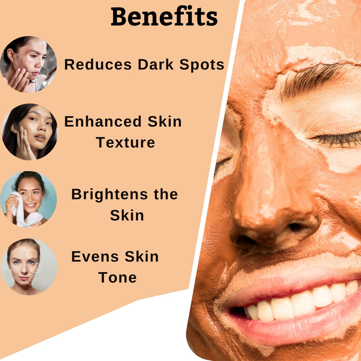 Dermistry 1% Kojic Acid Pigmentation Instant D De Tan Dark Spots Removal Skin Glow Lightening Brightening Face Pack Mask For Men Women - 50ml