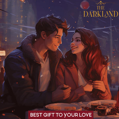 THE DARKLAND Intimate Couple Chocolate | India’s 1st Mood-Lifting Chocolate with Kunafa for Couples |Dark Pistachio Flavour | No Refined Sugar, No Caffeine, No Preservatives | Organic Plant based pure dairy free