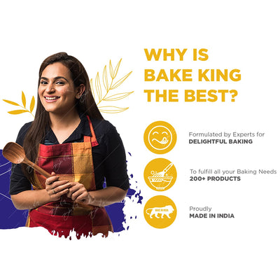 BAKE KING Liquid Glucose 500gm, Liquid Glucose (Syrup) Liquid Glucose for Making Cake and ice Cream, Sweetener for Dessert, Liquid Glucose for Ice Cream, Liquid Glucose 500gm