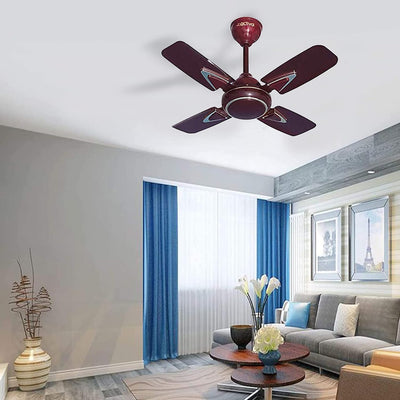ACTIVA Galaxy Deco 850 RPM High Speed (600 MM) 4 Blades Ceiling Fan (Brown) Come with 2 Years Warranty