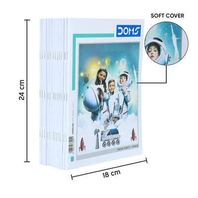 Doms Theme Party Series Notebook - 3 In 1