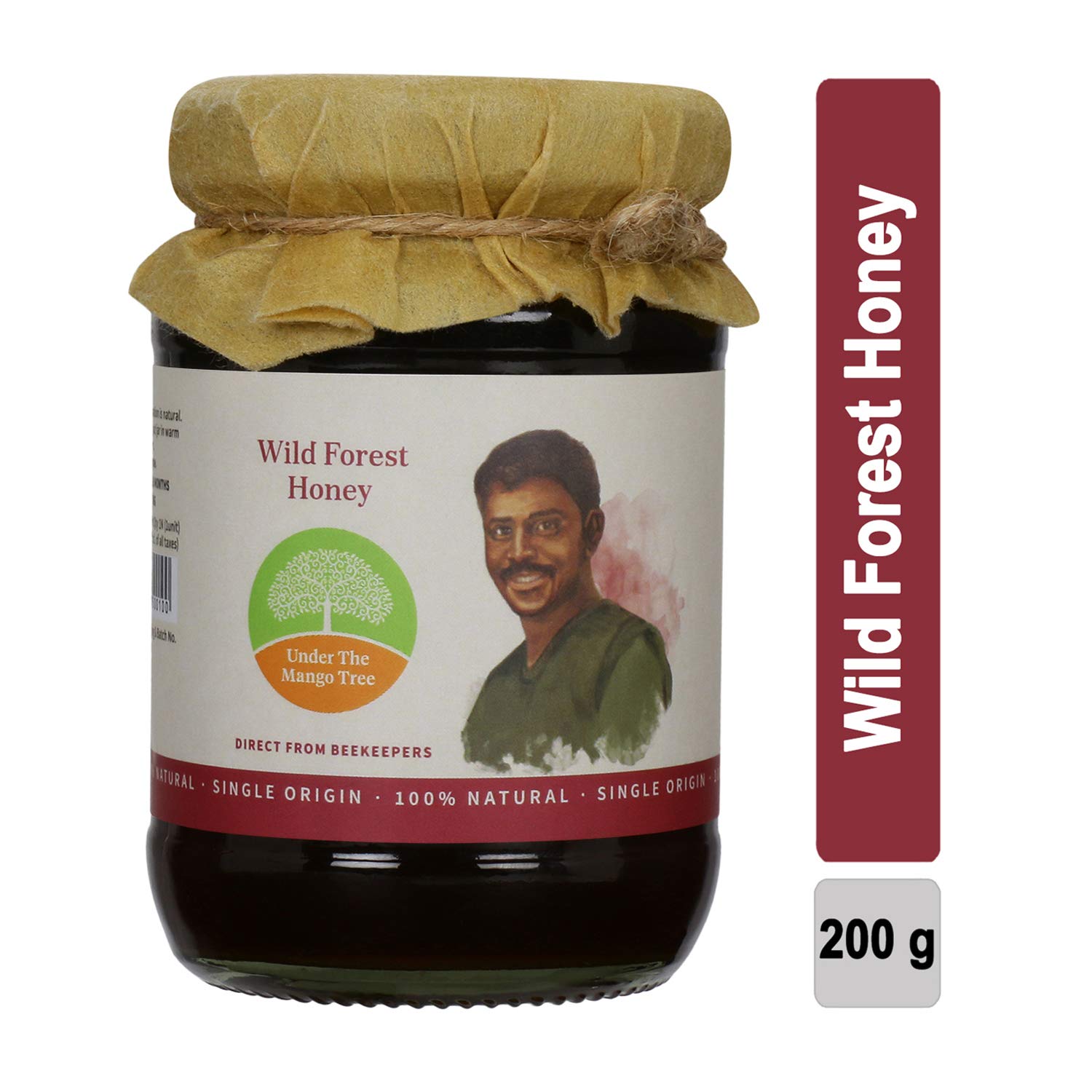 Under the Mango Tree Wild Forest Honey, 200g