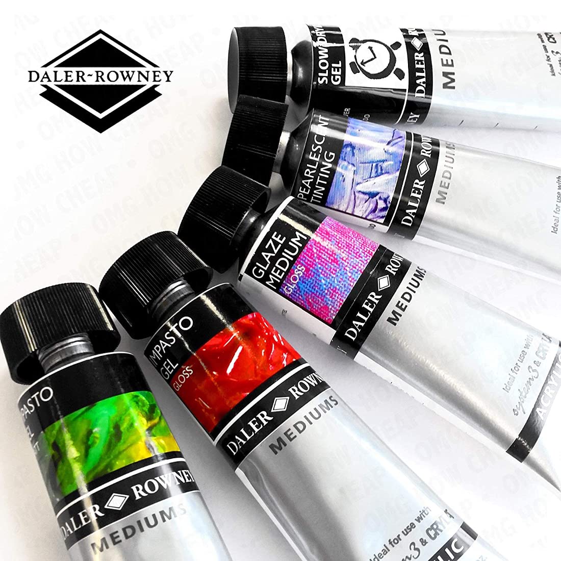 Daler Rowney System3 Acrylic Colour Medium Special Effects Set (5x75ml)