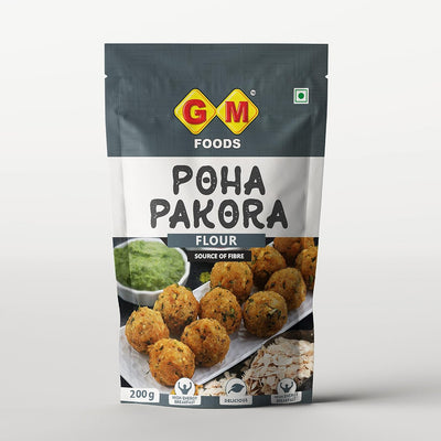 GM Foods Poha Pakora 200 Gram (Pack Of 3)