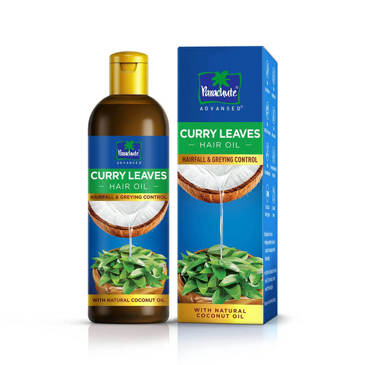 4x Parachute Advansed Curry Leaves Hair Oil - Pack of 4 (200ml each)