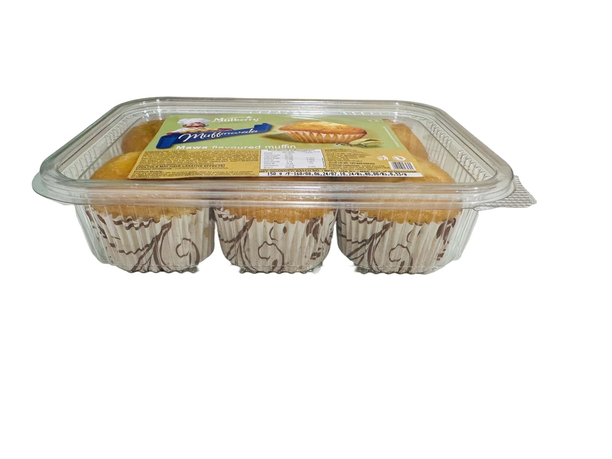 Mulberry Muffinwala Mawa Cake | Choco Flavours | Mono Outer Sliced Cake | Vegetarian Sliced Cake For Kids and Adults | Pack of 4| combo 25 gms Each | 660 gms