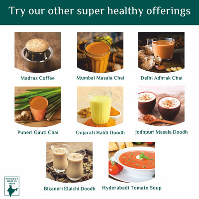 Cherise Tapri Premium Calcutta Elaichi Chai, Instant Tea Premix (23 g x 7 Sachets)