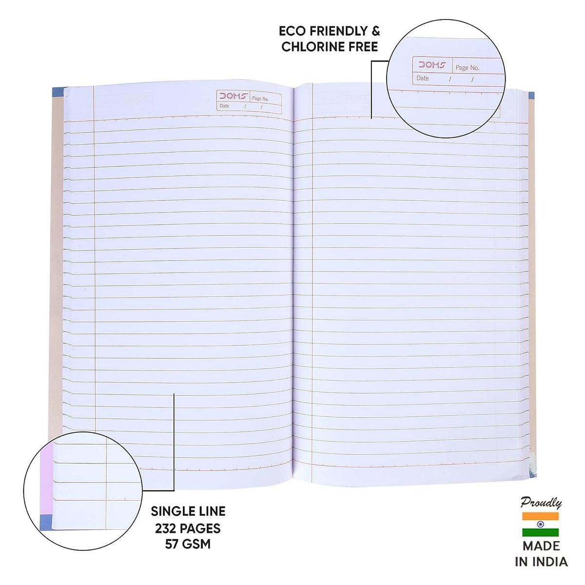 Doms Bike Series Design Notebook - Single Line
