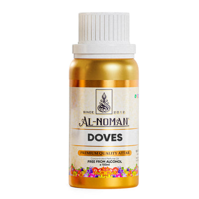 Al Noman fragrances DOVES Attar | Ittar | Alcohol Free | Luxury scent With Long Lasting Fragrance For Man And Women (Unisex) | 100 ml Attar