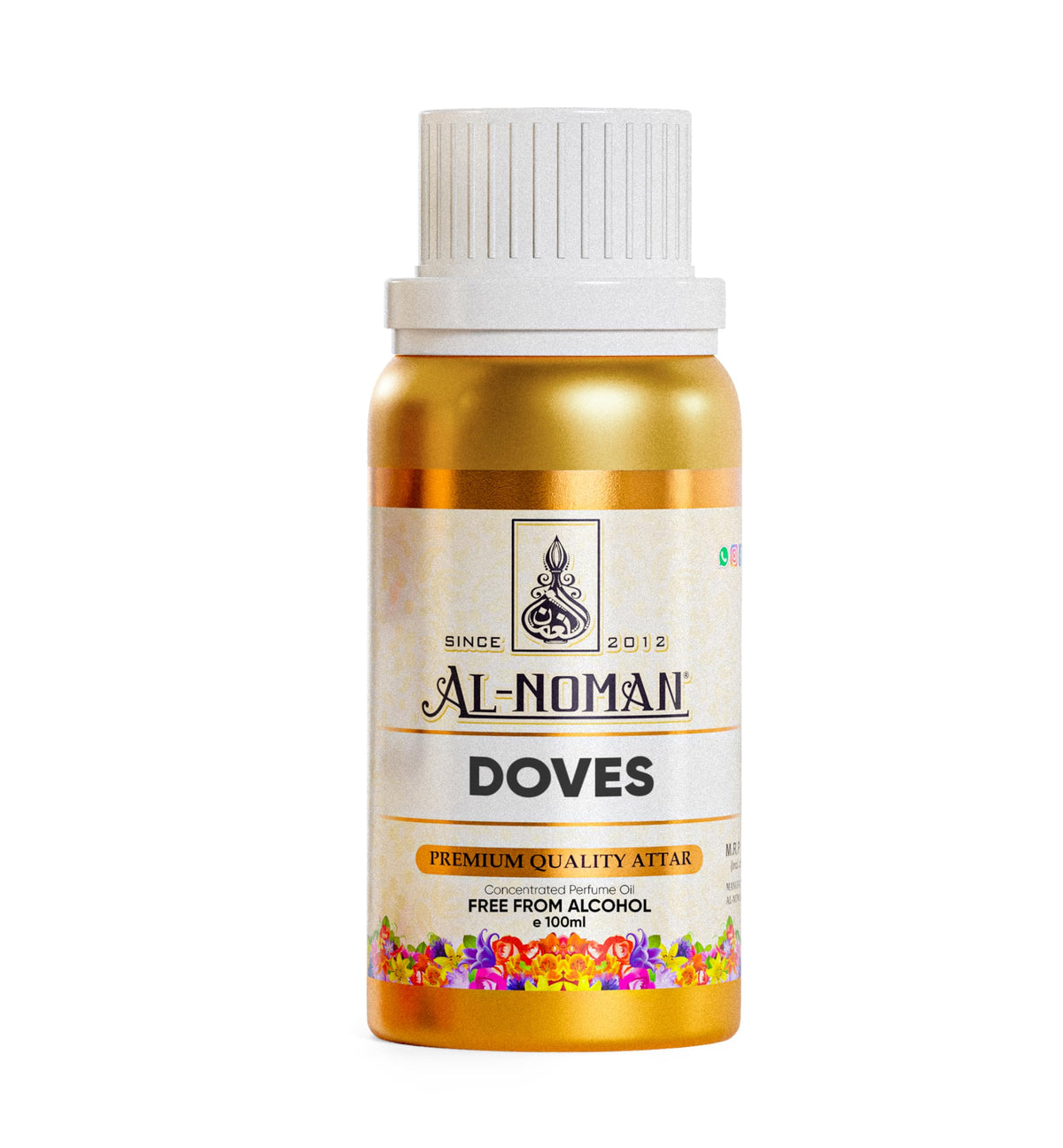 Al Noman fragrances DOVES Attar | Ittar | Alcohol Free | Luxury scent With Long Lasting Fragrance For Man And Women (Unisex) | 100 ml Attar