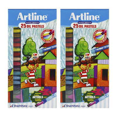 Artline Non-Toxic 15 Shades Oil Pastel