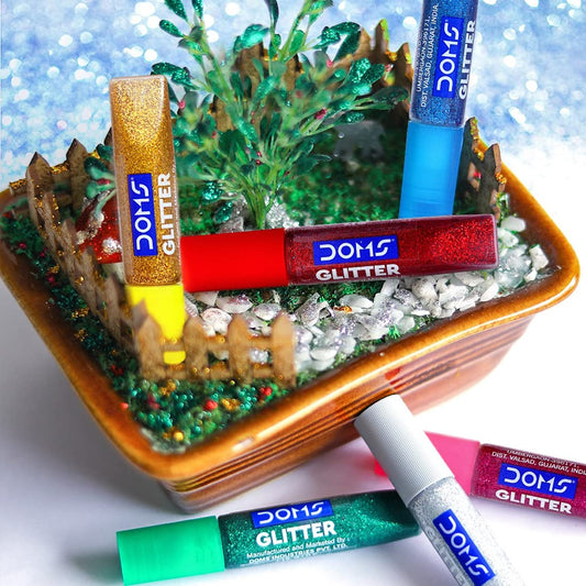 Doms Multi Purpose Artist Glitter Set - 10Ml - Assorted