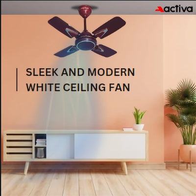 ACTIVA Galaxy Deco 850 RPM High Speed (600 MM) 4 Blades Ceiling Fan (Brown) Come with 2 Years Warranty