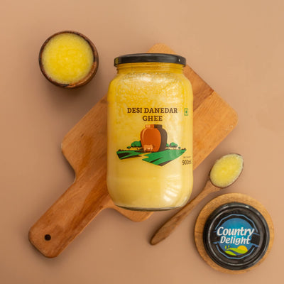 Country Delight Desi Danedar Ghee 900 ML | Cow Ghee 900 ML Pure (Pack of 1)