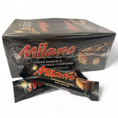 30x Milano Coated Nougat & Caramel Compound Chocolate 30pc - 510g