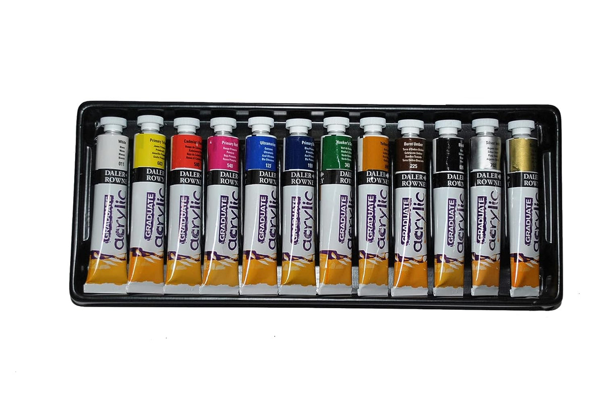 Daler Rowney Graduate Acrylic Colour Paint Tube Set