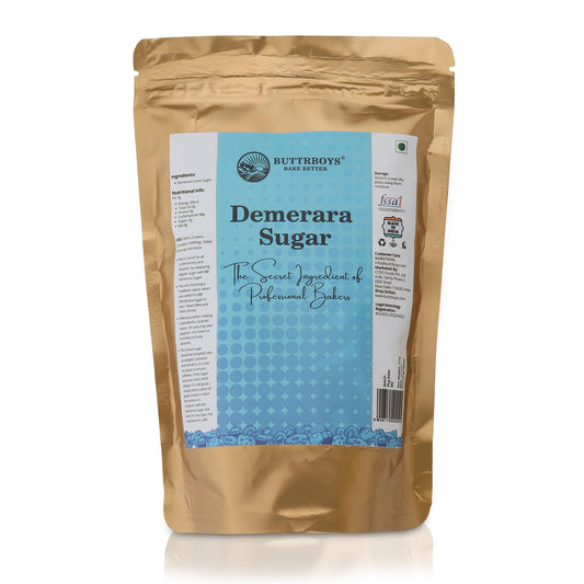 ButtrBoys Demerara SugarNatural Brown Sugar, Healthy & Wholesome | Powdered Brown Sugar for Baking, Tea, & Coffee, 500 Grams