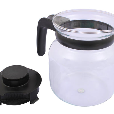 Borosil Glass Carafe with Strainer, 1 Litre, Transparent